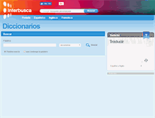 Tablet Screenshot of diccionarios.interbusca.com