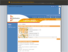 Tablet Screenshot of callejero.interbusca.com